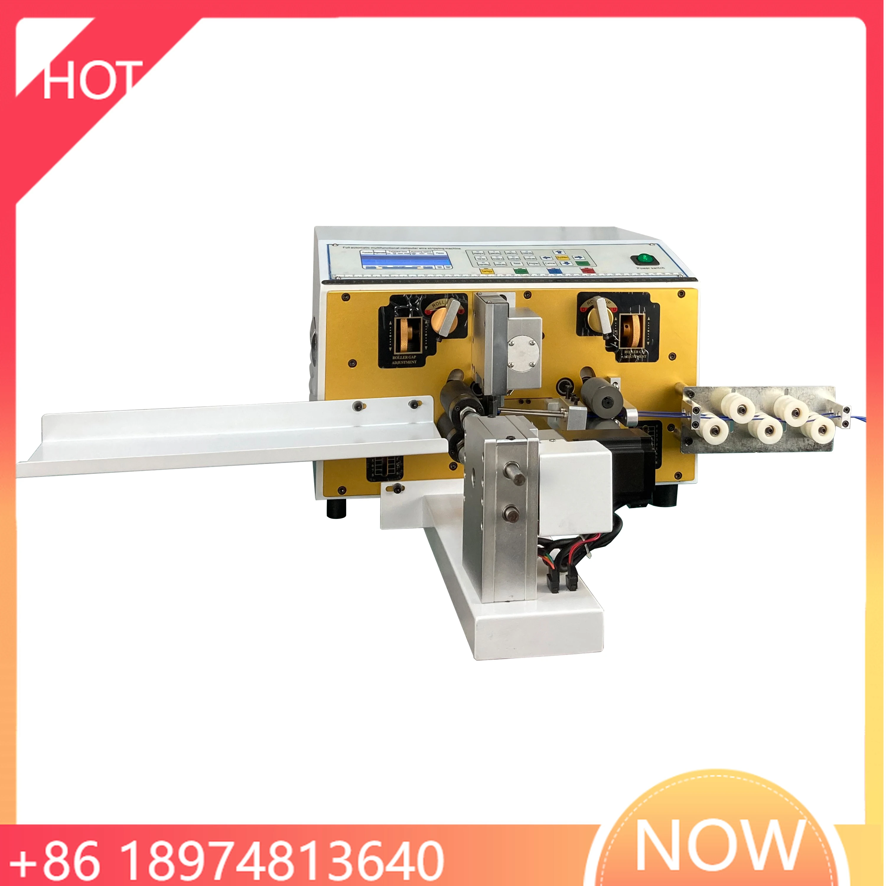 Fully Automatic Cable Wire Cutting Stripping and Terminal Crimping Machine High Precision Wire Processing Equipment
Fully Automatic Cable Wire Cutting Stripping and Terminal Crimping Machine High Precision Wire Processing Equipment