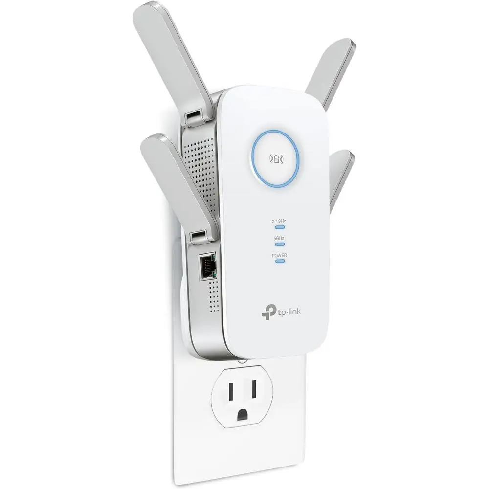 Dual Band 2600Mbps Range Extender, Gigabit Ethernet, 4x4 MU-MIMO, WiFi Repeater
Dual Band 2600Mbps Range Extender, Gigabit Ethernet, 4x4 MU-MIMO, WiFi Repeater