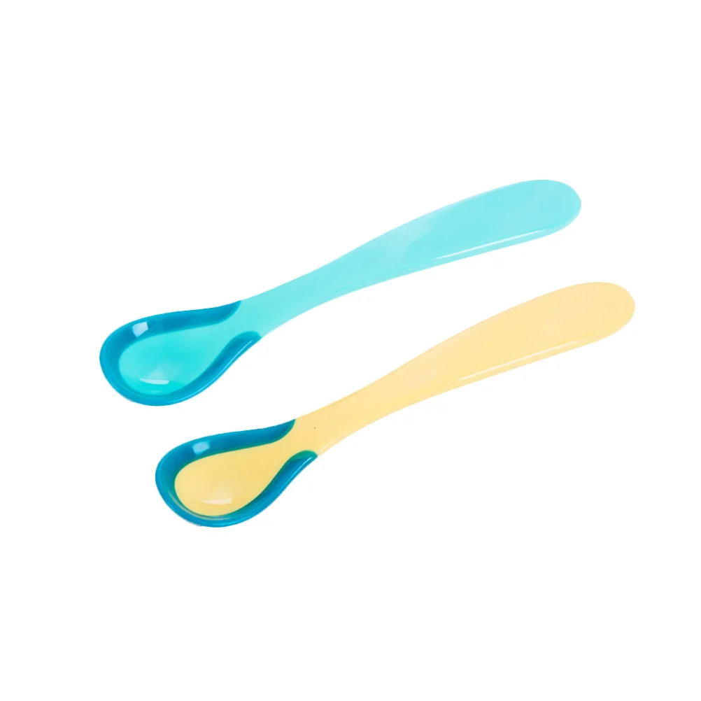 2Pcs Temperature Color Changing Baby Feeding Spoons Food Grade Safe Infant Safety Heat Sensing Spoon Set
2Pcs Temperature Color Changing Baby Feeding Spoons Food Grade Safe Infant Safety Heat Sensing Spoon Set