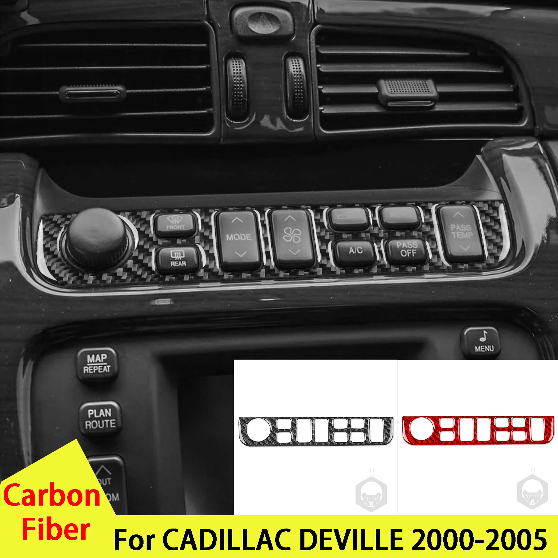 FOR CADILLAC DEVILLE 2000 2001 2002 2003 2004 2005 Car Carbon Fiber Interior Part Central Control Climate Control Button Sticker
FOR CADILLAC DEVILLE 2000 2001 2002 2003 2004 2005 Car Carbon Fiber Interior Part Central Control Climate Control Button Sticker