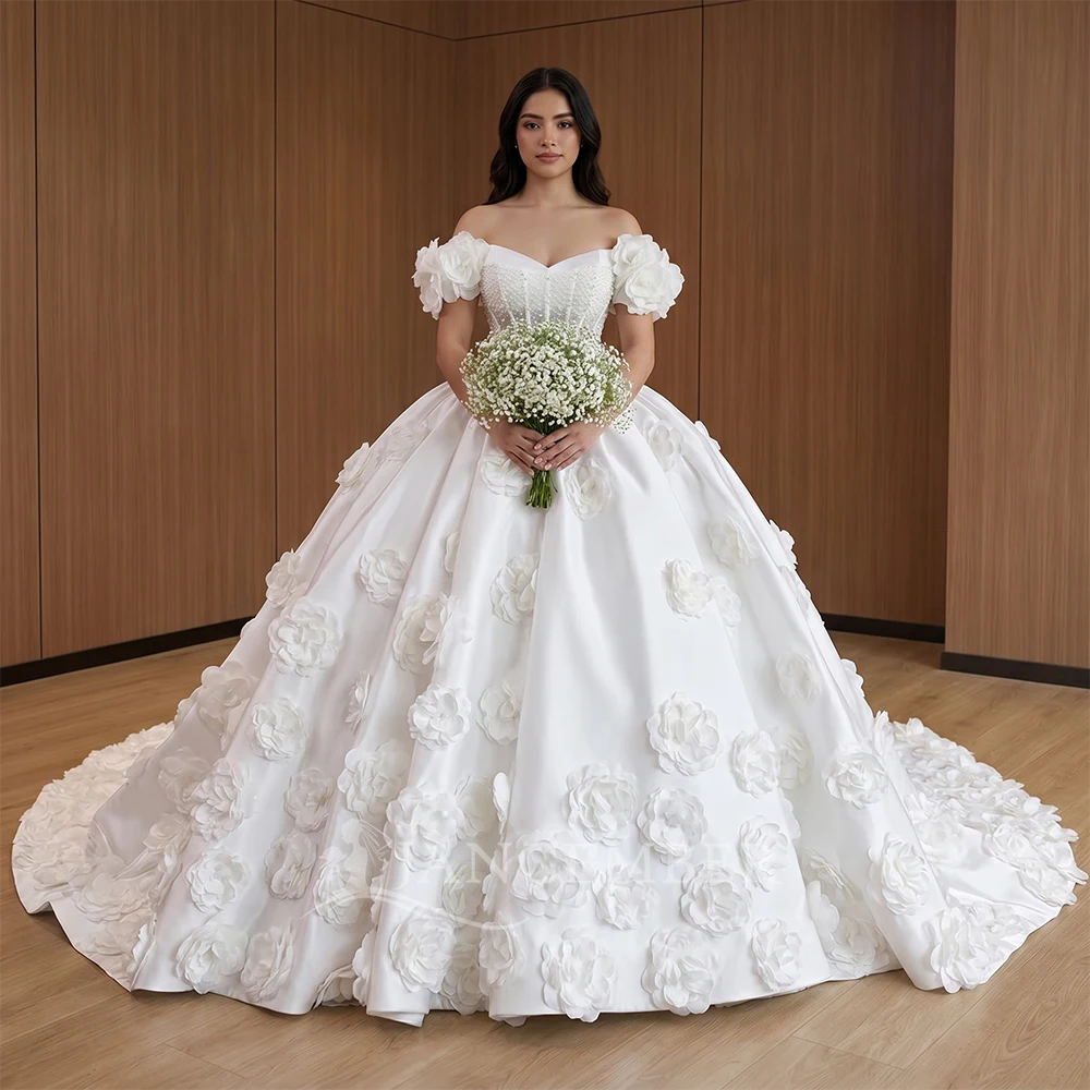 2026 New Design Bohemian Wedding Dresses Satin Bridal Gown Beading Appliques Princess Robes Vintage Vestidos De Novia Customized
2026 New Design Bohemian Wedding Dresses Satin Bridal Gown Beading Appliques Princess Robes Vintage Vestidos De Novia Customized