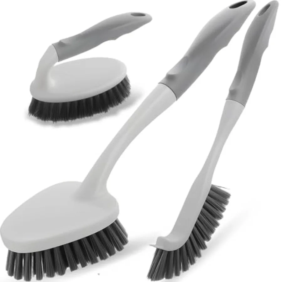 3 Pack Heavy Duty Scrub Brush Set for Household Use, Long Scrub Brush, Handheld Scrub Brush, and Crevice Brush with a Scraper H
3 Pack Heavy Duty Scrub Brush Set for Household Use, Long Scrub Brush, Handheld Scrub Brush, and Crevice Brush with a Scraper H
