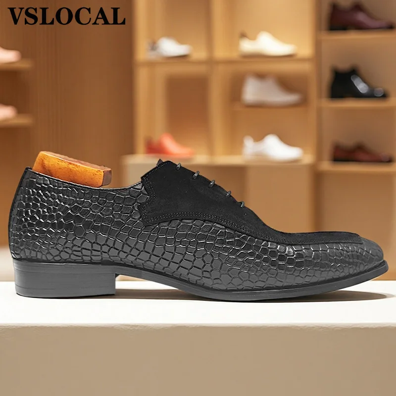 Luxury Men's Oxford Shoes Lace up Split Toe Black Coffee Mens Dress Shoes Suede Patchwork Snake Print Leather Shoes Men
Luxury Men's Oxford Shoes Lace up Split Toe Black Coffee Mens Dress Shoes Suede Patchwork Snake Print Leather Shoes Men