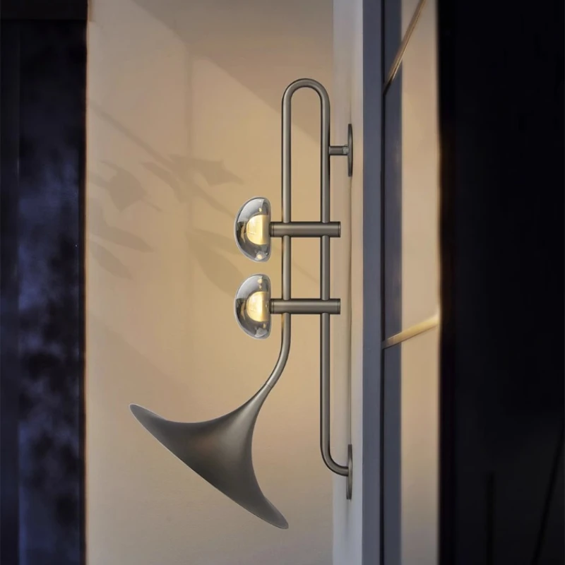 New Jazz Retro Saxophone Restaurant Aisle Background Wall Decoration Electroplated Lighting Fixtures
New Jazz Retro Saxophone Restaurant Aisle Background Wall Decoration Electroplated Lighting Fixtures
