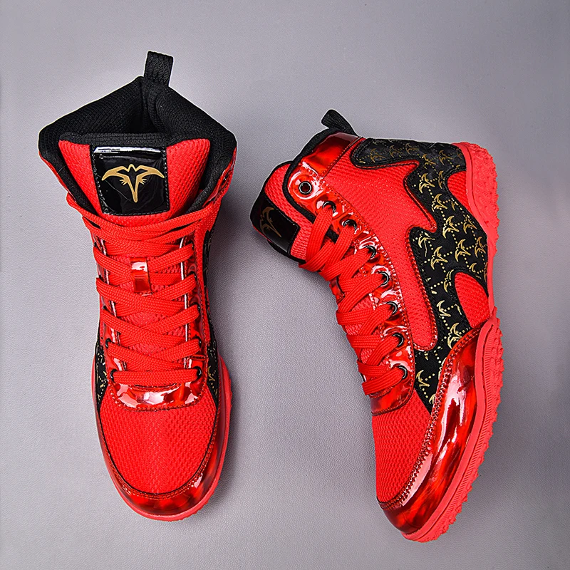 Men's Professional Wrestling Shoes, Lightweight Anti Slip Breathable Sports Shoes, Men's Boxing and Outdoor Training Shoes
Men's Professional Wrestling Shoes, Lightweight Anti Slip Breathable Sports Shoes, Men's Boxing and Outdoor Training Shoes