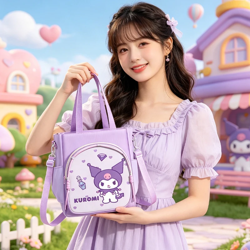 Sanrios Student Kawaii Cartoon Tuition Bag Girl Handbag Cute Large Capacity Bags for Woman Art Bag Kuromi Hello Kittys
Sanrios Student Kawaii Cartoon Tuition Bag Girl Handbag Cute Large Capacity Bags for Woman Art Bag Kuromi Hello Kittys