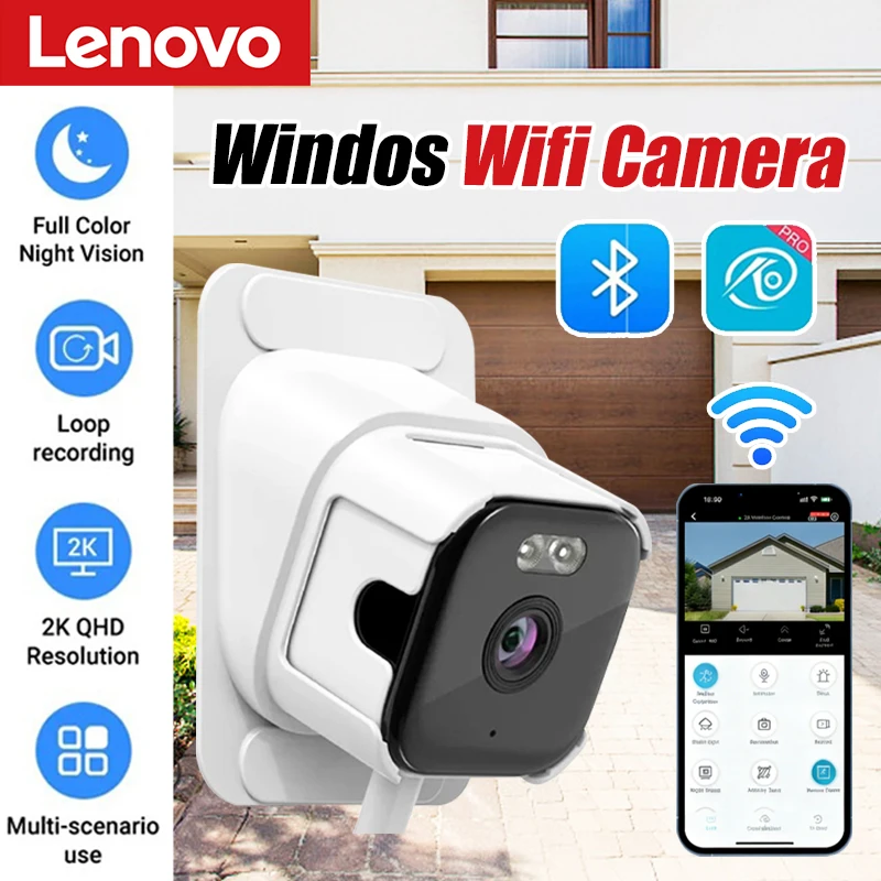 Камера для окна Lenovo 4K HD Wi-Fi 5 ГГц 5 МП с цветным ночным видением, обнаружением движения, круглосуточной записью, для домашней безопасности, быстрая установка
Камера для окна Lenovo 4K HD Wi-Fi 5 ГГц 5 МП с цветным ночным видением, обнаружением движения, круглосуточной записью, для домашней безопасности, быстрая установка