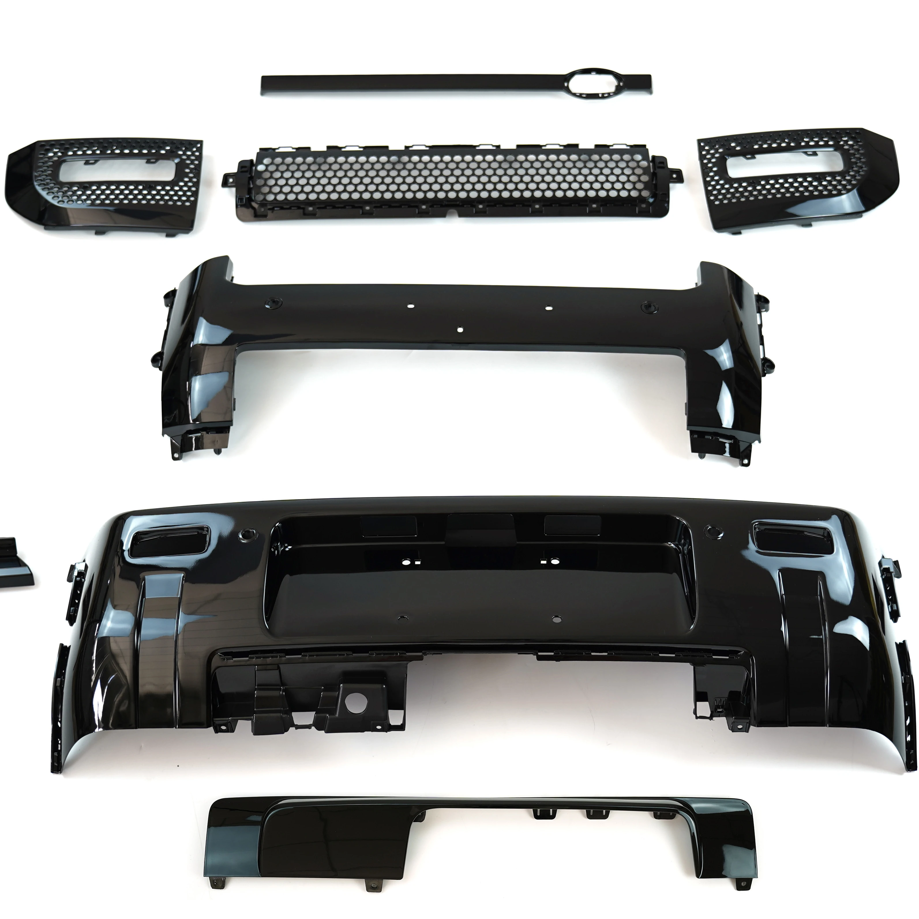 Reli3 Black Front Rear Bumper Grille Black Body Kit for Land Rover Defender 90 110 2020-2025 Refit Body Kits
Reli3 Black Front Rear Bumper Grille Black Body Kit for Land Rover Defender 90 110 2020-2025 Refit Body Kits