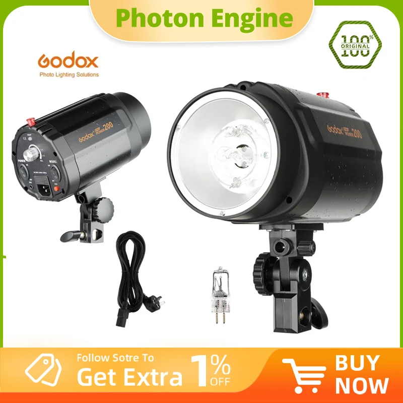 Godox 200W Mini Studio Flash for taking ID photos and e-commerce photography Photography Photo Studio Flash Light
Godox 200W Mini Studio Flash for taking ID photos and e-commerce photography Photography Photo Studio Flash Light