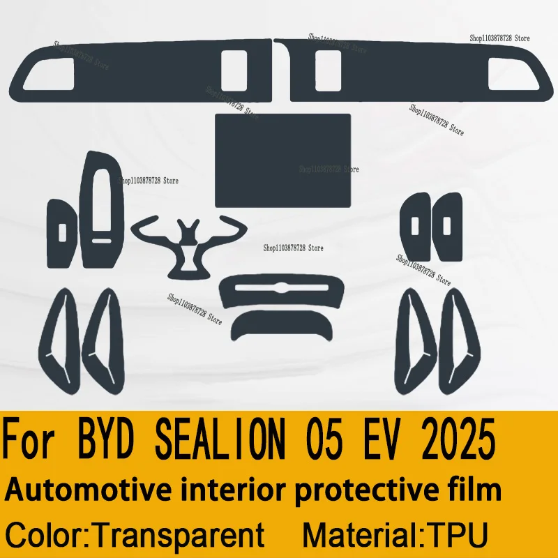 For BYD SEALION 05 EV (2025)Car interior anti scratch film panel film instrument panel protective sticker cover accessories
For BYD SEALION 05 EV (2025)Car interior anti scratch film panel film instrument panel protective sticker cover accessories