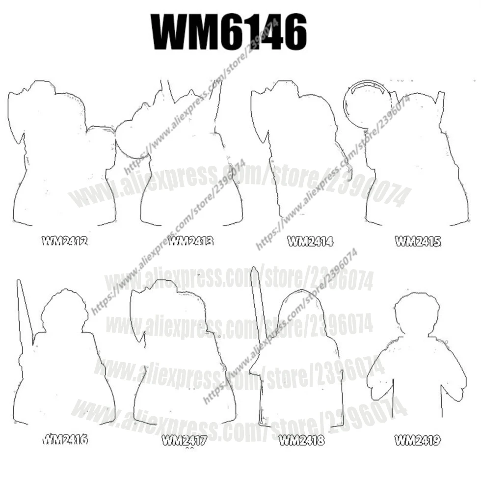 1 шт., экшн-фигурки, серия строительных блоков WM6146 WM2412 WM2413 WM2414 WM2415 WM2416 WM2417 WM2418 WM2419, подарочные игрушки
1 шт., экшн-фигурки, серия строительных блоков WM6146 WM2412 WM2413 WM2414 WM2415 WM2416 WM2417 WM2418 WM2419, подарочные игрушки