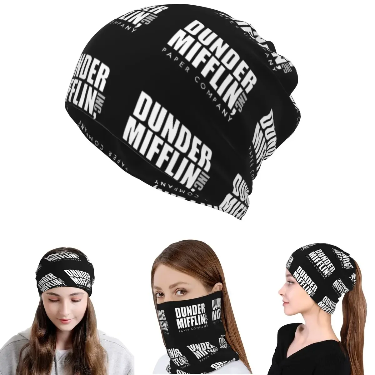 Dunder Mifflin Logo Bandana Neck Cover Mask Scarf Multi-use Face Mask Beanies Hat for Men Women Adult Breathable
Dunder Mifflin Logo Bandana Neck Cover Mask Scarf Multi-use Face Mask Beanies Hat for Men Women Adult Breathable