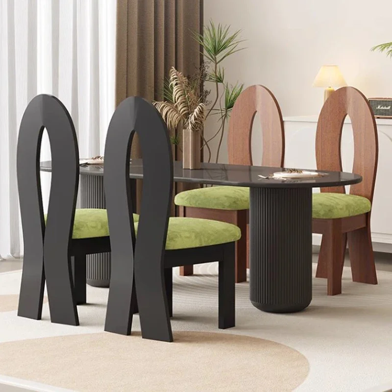 Back Support Dining Chair Nordic High Minimalist Elegant Green Dining Chair Designer Retro Sillas Para Comedor Home Furniture
Back Support Dining Chair Nordic High Minimalist Elegant Green Dining Chair Designer Retro Sillas Para Comedor Home Furniture