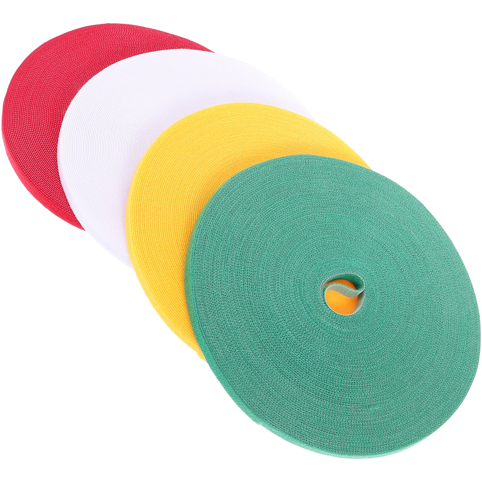 4 Pcs Tape Cable Ties 10mm x 25m Reusable Nylon Wire ganizer Straps for Data Cords Self Adhesive Fixing Red Green Yellow
4 Pcs Tape Cable Ties 10mm x 25m Reusable Nylon Wire ganizer Straps for Data Cords Self Adhesive Fixing Red Green Yellow