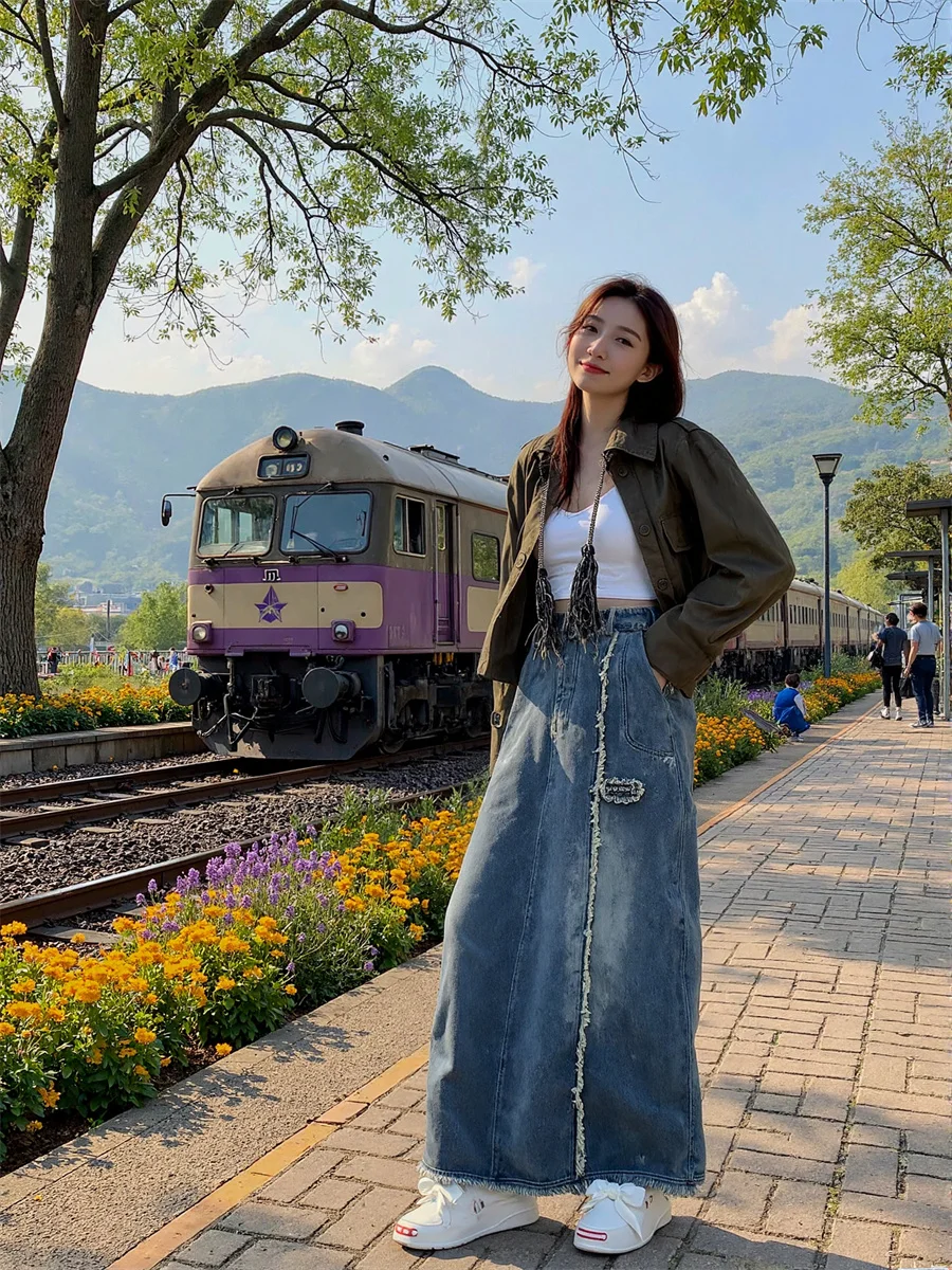 Джинсовые юбки до щиколотки, женские бальные расклешенные юбки, каваи, бохо, аппликация, классический колледж, фестиваль, современный, милый, художественный, уникальный, женский
Джинсовые юбки до щиколотки, женские бальные расклешенные юбки, каваи, бохо, аппликация, классический колледж, фестиваль, современный, милый, художественный, уникальный, женский