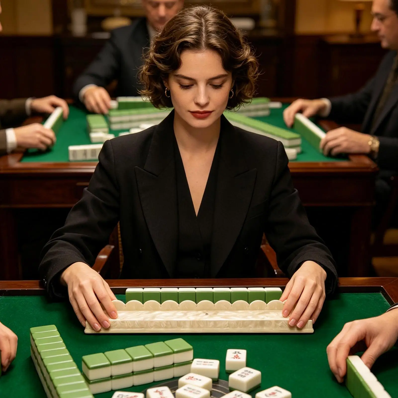 Mahjong Racks With Pushers Magnetic Non-Slip Acrylic Scalloped Mahjong Tile Pusher And Holder For Home Game Night Party Family
Mahjong Racks With Pushers Magnetic Non-Slip Acrylic Scalloped Mahjong Tile Pusher And Holder For Home Game Night Party Family