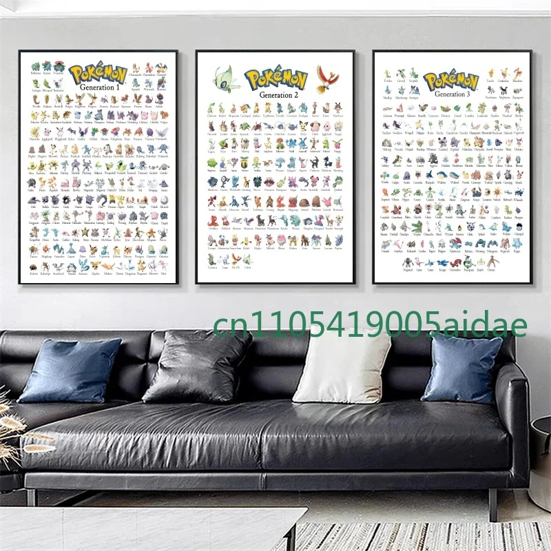 Anime Pokemon Canvas Painting Pikachu Charizard Painting Watercolor Art Number Poster Wall Modern Room Cartoon Character Decor
Anime Pokemon Canvas Painting Pikachu Charizard Painting Watercolor Art Number Poster Wall Modern Room Cartoon Character Decor