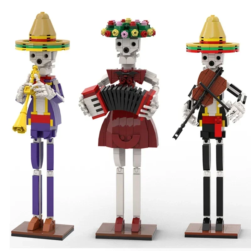 BuildMoc Halloween Horror Skull Death Day Band Building Blocks Set Ghost Animal Brick Game Toy Children Birthday Christmas Gifts
BuildMoc Halloween Horror Skull Death Day Band Building Blocks Set Ghost Animal Brick Game Toy Children Birthday Christmas Gifts