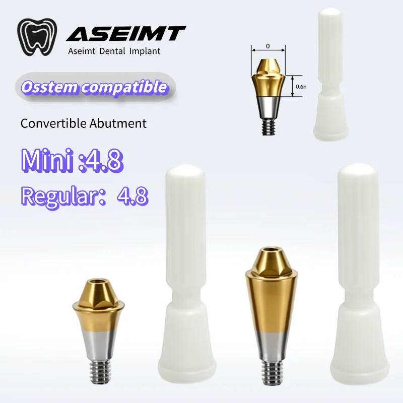 ASEIMT Dentistry For Osstem Titanium substrate of composite right-angle abutment implant replacement positioning screw
ASEIMT Dentistry For Osstem Titanium substrate of composite right-angle abutment implant replacement positioning screw