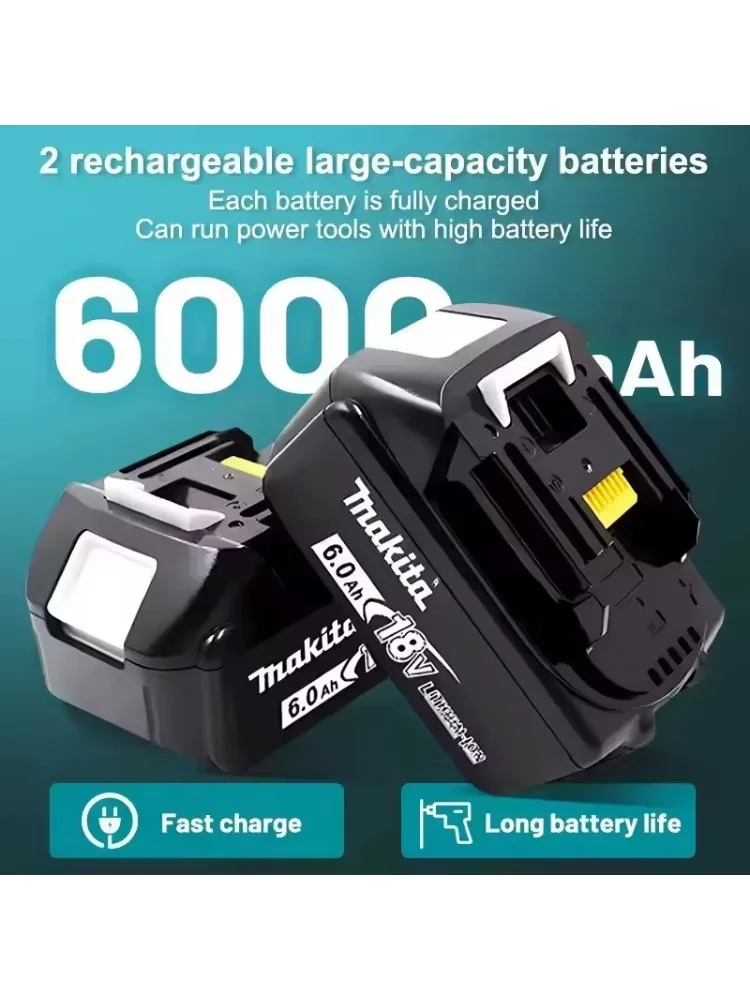 High Quality Original Makita,18V 6.0Ah Rechargeable Power Tools Battery Makita With Li-ion Replacement LXT BL1860B BL1860 BL1850
High Quality Original Makita,18V 6.0Ah Rechargeable Power Tools Battery Makita With Li-ion Replacement LXT BL1860B BL1860 BL1850