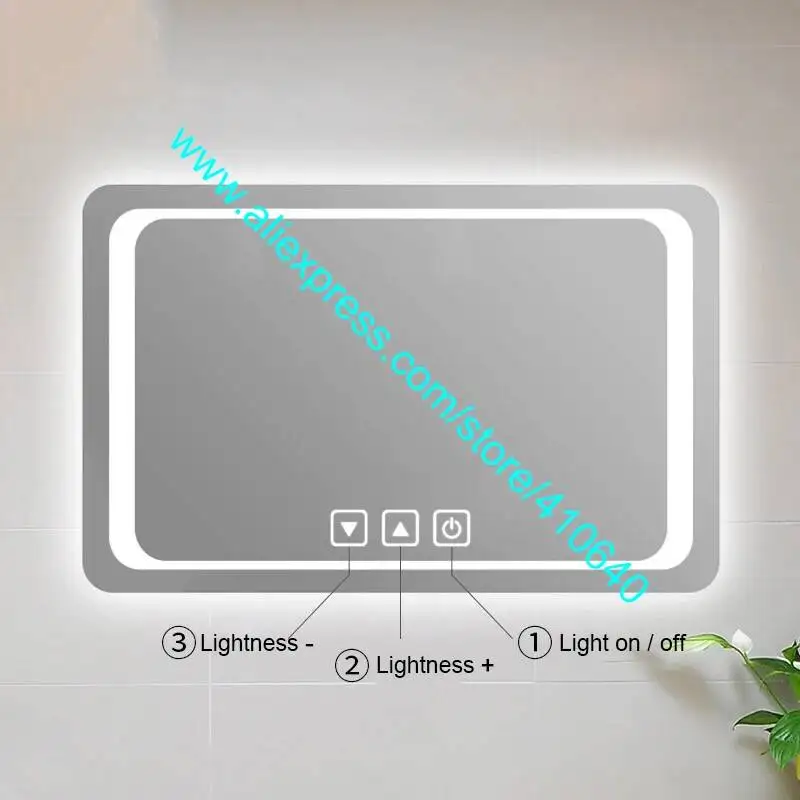 Trumsense WS08F3-A3-BW Hotel Three Key Touch Switch Control On Off of LED Mirror Steplessly Adjust the brightness of LED Strip
Trumsense WS08F3-A3-BW Hotel Three Key Touch Switch Control On Off of LED Mirror Steplessly Adjust the brightness of LED Strip