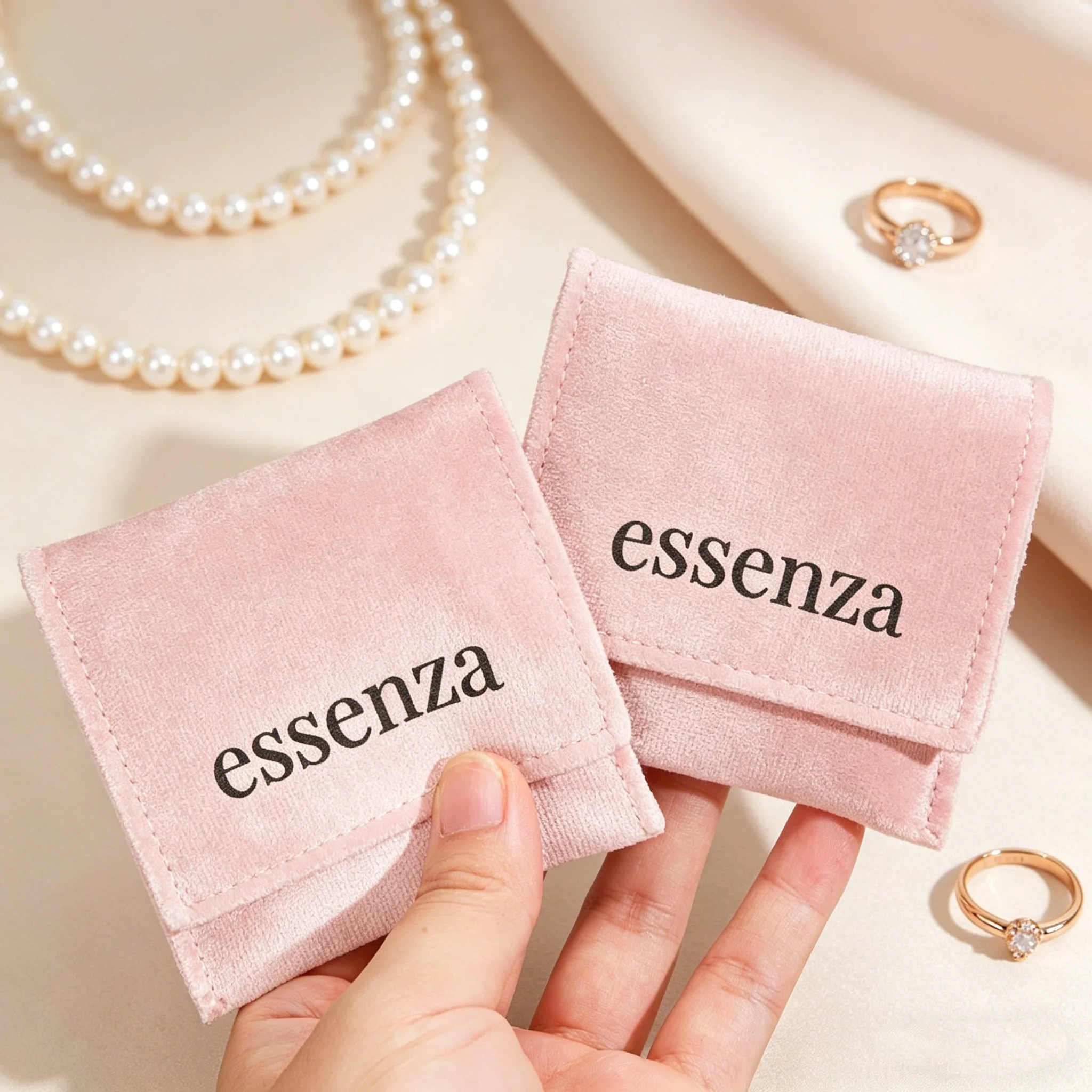 SheepSew 50pcs Eco-Friendly Custom Logo Printed Brush Canvas Envelope Jewelry Pouch High End Bracelet Necklace Earring Storage D
SheepSew 50pcs Eco-Friendly Custom Logo Printed Brush Canvas Envelope Jewelry Pouch High End Bracelet Necklace Earring Storage D