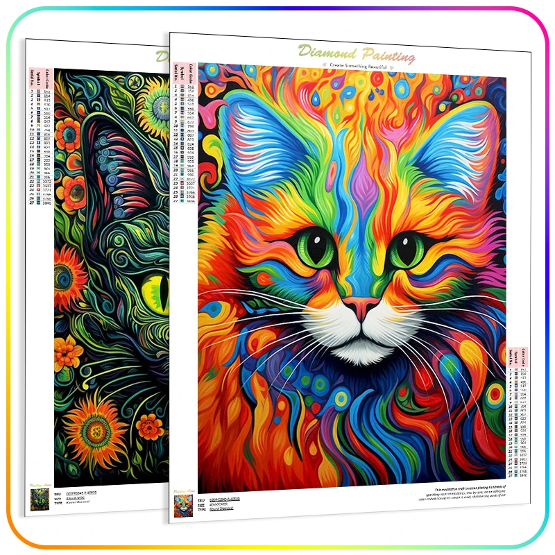 RUOPOTY Diamond Painting For Beginner Abstract Cat Arts Crafts Full Square Drill Animals Poster Picture 5D Diamond Wall Decorora
RUOPOTY Diamond Painting For Beginner Abstract Cat Arts Crafts Full Square Drill Animals Poster Picture 5D Diamond Wall Decorora
