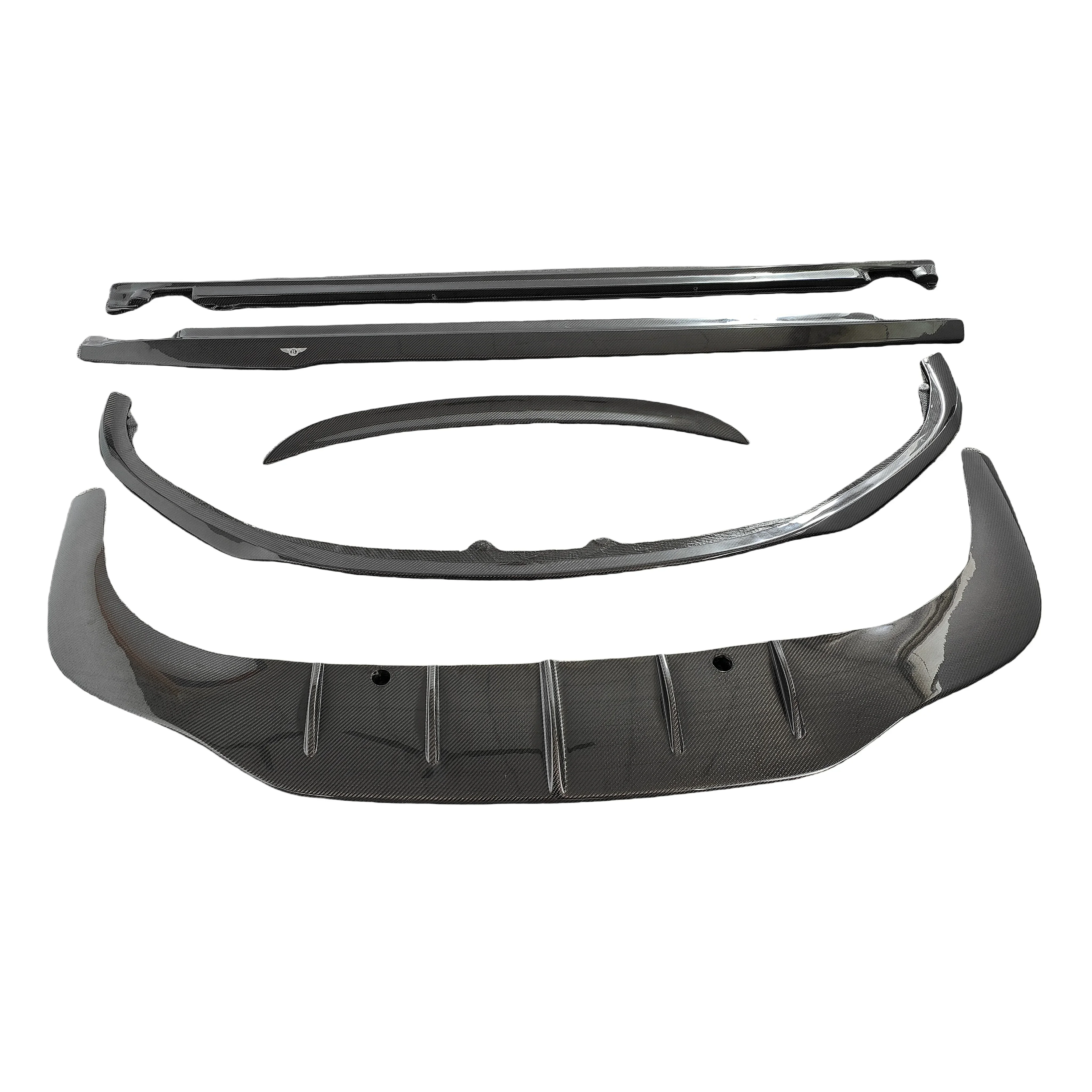 Suitable for Bentley Continental GT 15-17 Limited Edition W12/ST Carbon Fiber Body Kit Front Lip Side Skirt Rear Diffuser
Suitable for Bentley Continental GT 15-17 Limited Edition W12/ST Carbon Fiber Body Kit Front Lip Side Skirt Rear Diffuser