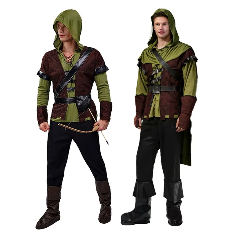 Halloween Men's Archery Role-playing Costume Retro Bandit Stage Performance Clothes Outfit for Men Historical Reenactment
Halloween Men's Archery Role-playing Costume Retro Bandit Stage Performance Clothes Outfit for Men Historical Reenactment