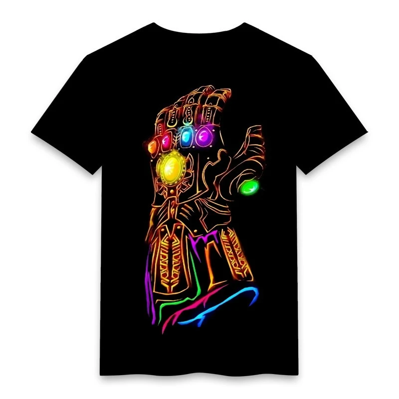 Marvel Thanos Unlimited Gloves Collaboration Surrounding Trendy Short Sleeve Men's and Women's Casual T-shirt Summer
Marvel Thanos Unlimited Gloves Collaboration Surrounding Trendy Short Sleeve Men's and Women's Casual T-shirt Summer