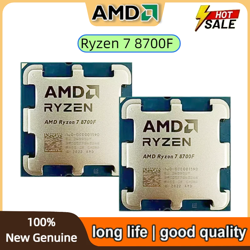 AMD Ryzen 7 8700F 65W 4NM L3=16M 8-Core 16-Thread 4.1GHz NEW Gaming Processor DDR5 R7 8700F Socket AM5
AMD Ryzen 7 8700F 65W 4NM L3=16M 8-Core 16-Thread 4.1GHz NEW Gaming Processor DDR5 R7 8700F Socket AM5