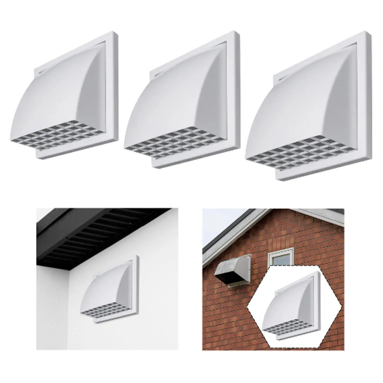 Range Hood Vent with Rain Cover and Exhaust Cap, Premium Ventilation Grille for
Range Hood Vent with Rain Cover and Exhaust Cap, Premium Ventilation Grille for