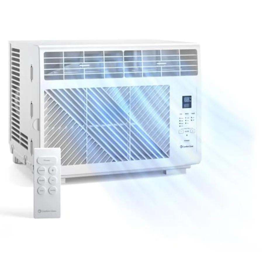 Window-mounted air conditioner for home use, white ABS plastic, white color, 5000 BTU cooling capacity with remote control, dig
Window-mounted air conditioner for home use, white ABS plastic, white color, 5000 BTU cooling capacity with remote control, dig