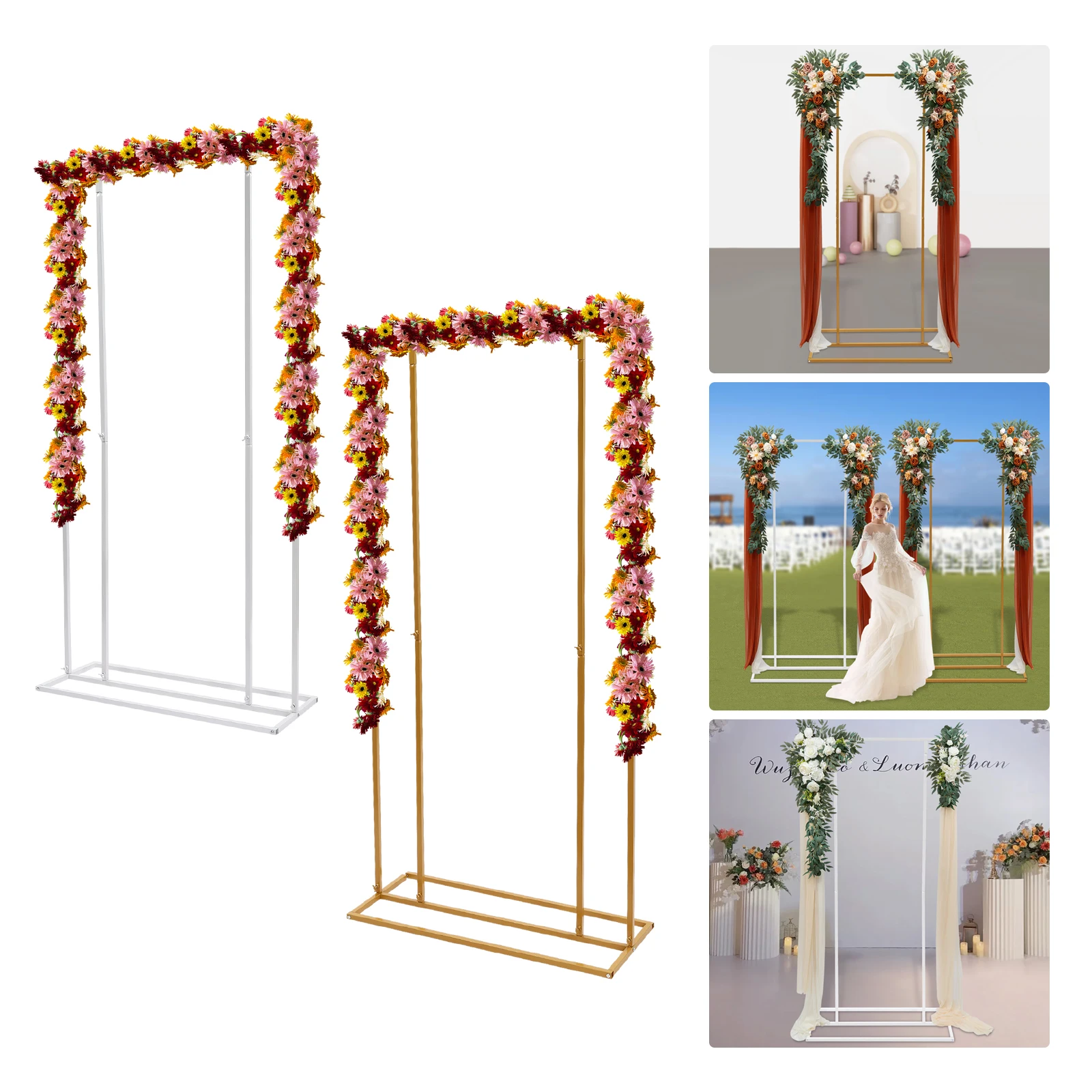 2*1 м белый/золотой воздушный шар свадебный фон подставка, прямоугольная металлическая подставка для воздушных шаров квадратная трубка 20 мм для свадьбы
2*1 м белый/золотой воздушный шар свадебный фон подставка, прямоугольная металлическая подставка для воздушных шаров квадратная трубка 20 мм для свадьбы