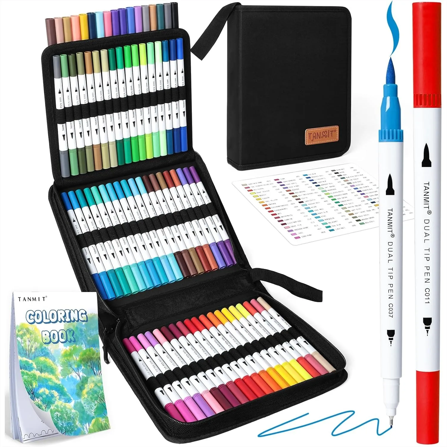 72 Colors Dual Tip Art Markers Set With Fine And Brush Tip Pens For Adult Coloring Books Journaling Sketch Hand Lettering
72 Colors Dual Tip Art Markers Set With Fine And Brush Tip Pens For Adult Coloring Books Journaling Sketch Hand Lettering