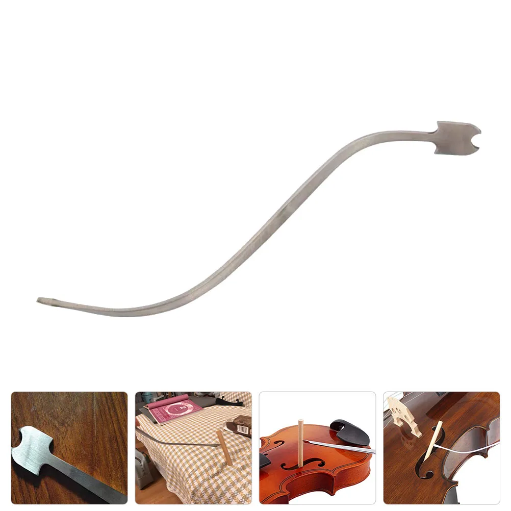 Stainless Steel Sound Post Hook Durable Rust Resistant Adjustable Column Tool for Accessories Cello Soundpost Setter Cello Tool
Stainless Steel Sound Post Hook Durable Rust Resistant Adjustable Column Tool for Accessories Cello Soundpost Setter Cello Tool
