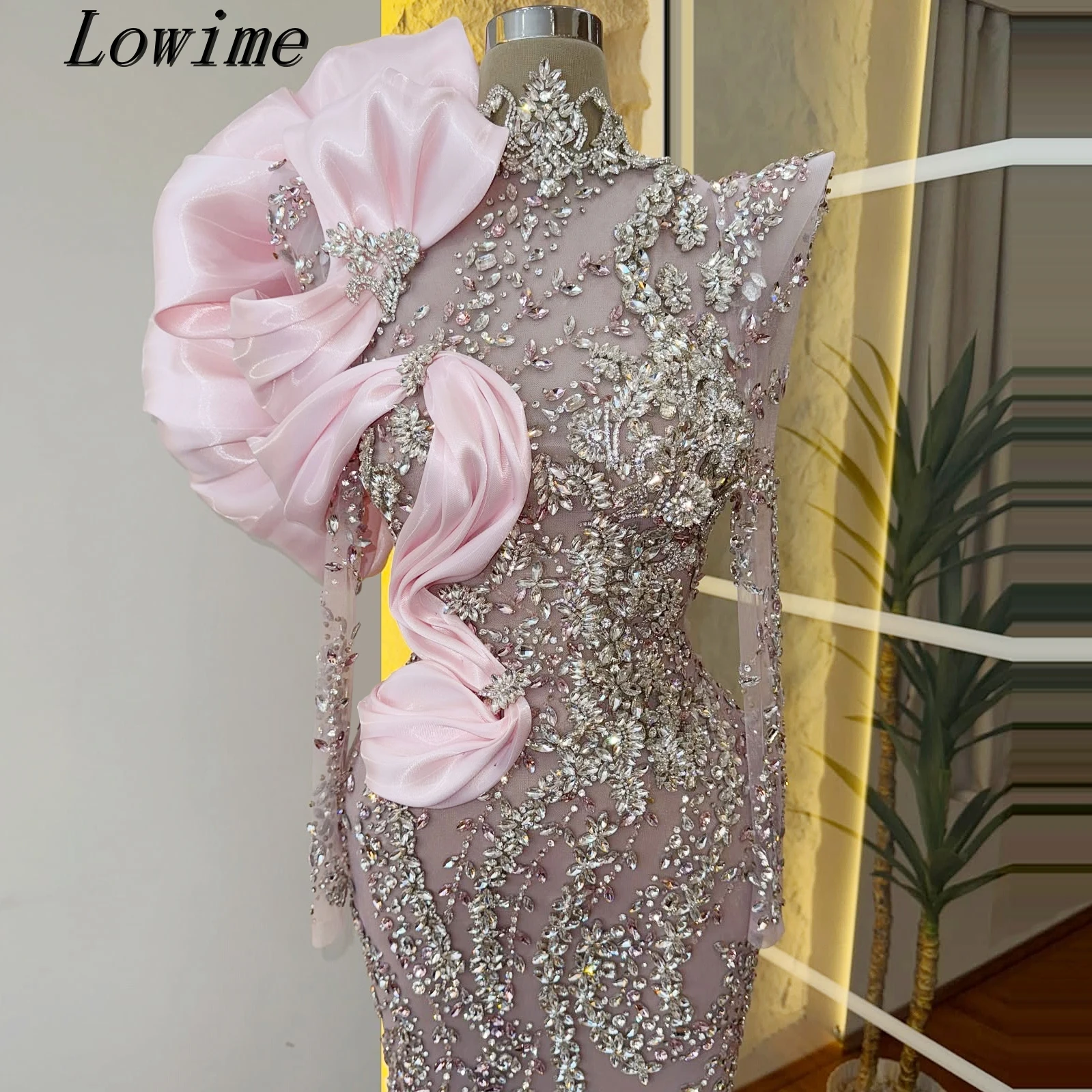 Handmade Elegant Pink Mermaid Evening Dress with Ruffles Beaded Crystals Customized Wedding Party Gown Prom Vestidos De Cóctel
Handmade Elegant Pink Mermaid Evening Dress with Ruffles Beaded Crystals Customized Wedding Party Gown Prom Vestidos De Cóctel