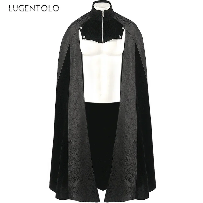 Мужские средневековые накидки, жаккардовый плащ, свободный повседневный плащ в стиле ретро, новый плащ на молнии для Хэллоуина, вечерние винтажные пальто для сцены
Мужские средневековые накидки, жаккардовый плащ, свободный повседневный плащ в стиле ретро, новый плащ на молнии для Хэллоуина, вечерние винтажные пальто для сцены