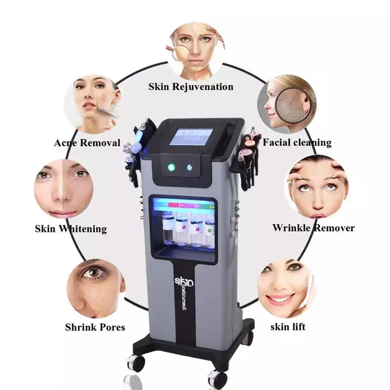 factory price 10 in 1 hydro dermabrasion machine oxygen jet facial skin care machine water oxygen facial galvanic equipment
factory price 10 in 1 hydro dermabrasion machine oxygen jet facial skin care machine water oxygen facial galvanic equipment
