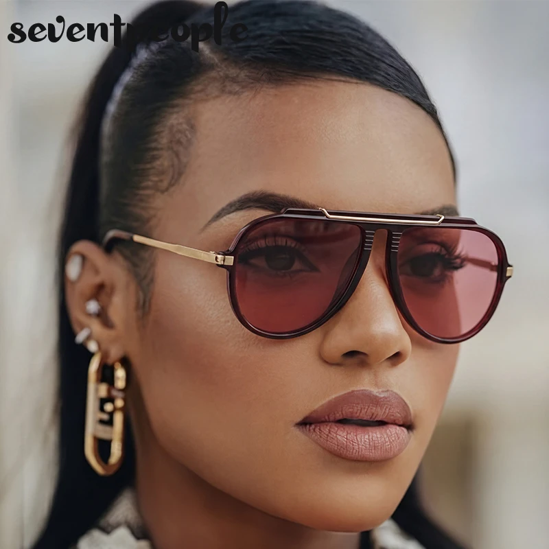 Oversized Flat Top Oval Pilot Sunglasses Women 2026 Fashion Y2K Retro Orange Tint Lens Luxury Designer Retro Streetwear Shades
Oversized Flat Top Oval Pilot Sunglasses Women 2026 Fashion Y2K Retro Orange Tint Lens Luxury Designer Retro Streetwear Shades