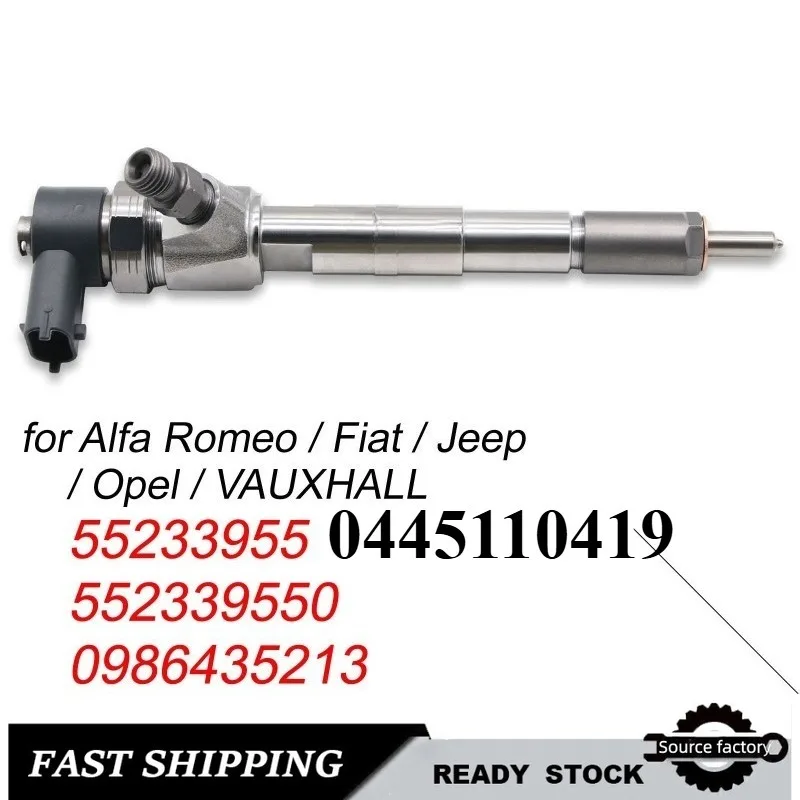 0445110419 Fuel Injector for α Coefficient Romeo Fiat Jeep Opel Vauxhall-Low Emission Fast Shipping
0445110419 Fuel Injector for α Coefficient Romeo Fiat Jeep Opel Vauxhall-Low Emission Fast Shipping