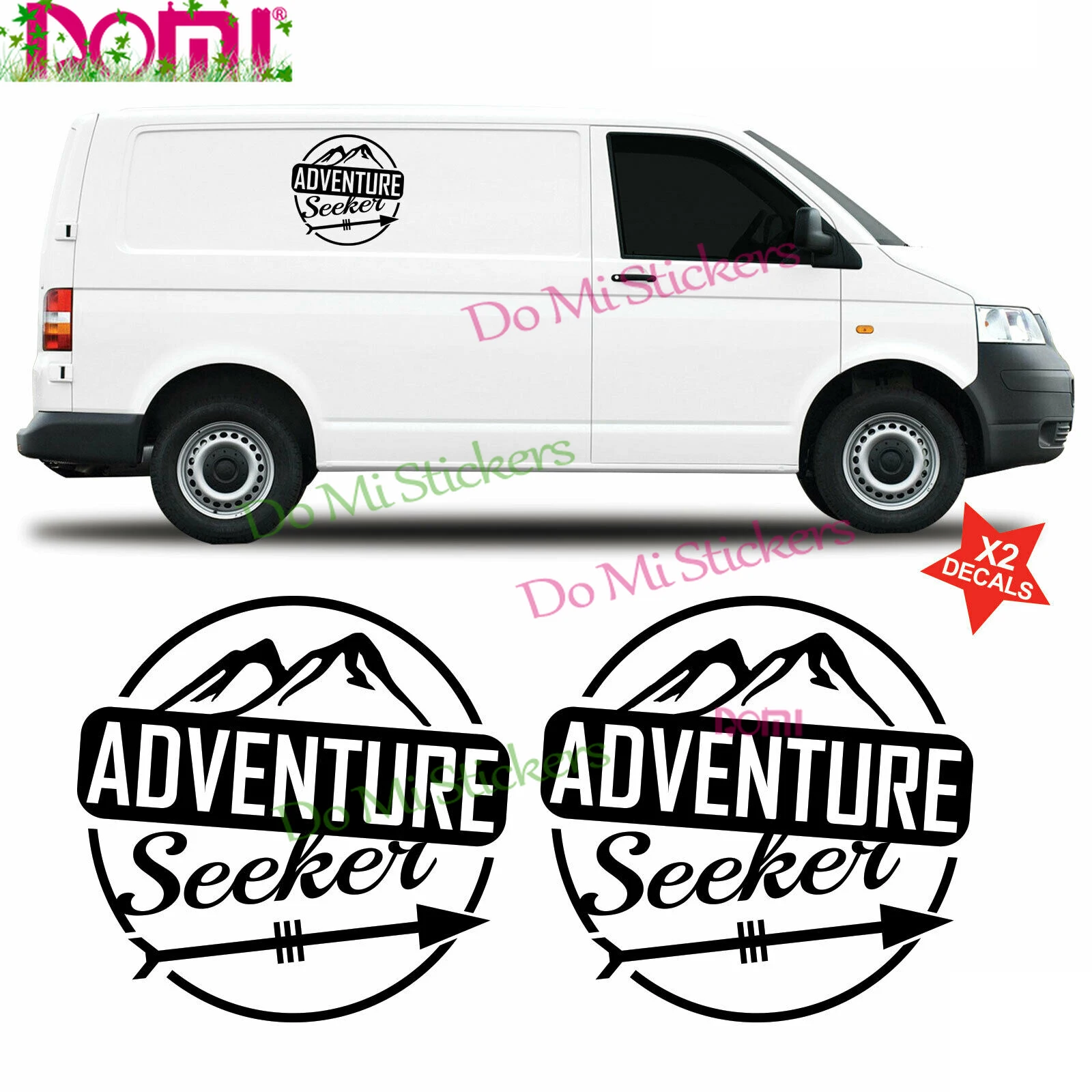Large Adventure Seeker Side Vinyl Decal Stickers Camper Transporter Van Graphics Die-Cut Waterproof PVC
Large Adventure Seeker Side Vinyl Decal Stickers Camper Transporter Van Graphics Die-Cut Waterproof PVC