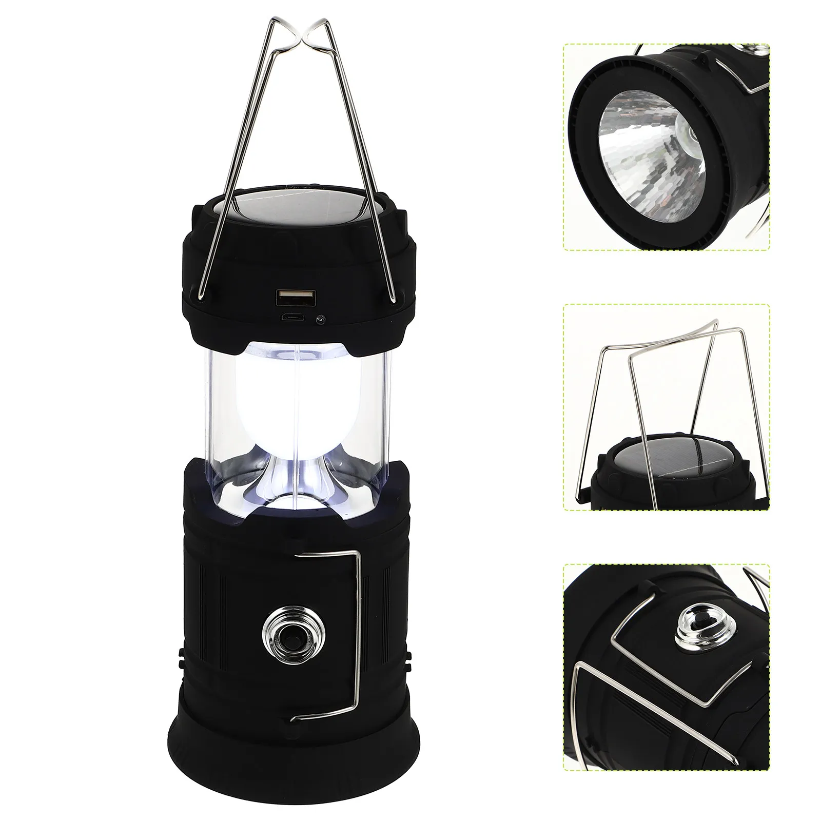 Solar Portable Camping Light Waterproof Outdoor Tent Lamp Emergency Hiking Light Power Indicator
Solar Portable Camping Light Waterproof Outdoor Tent Lamp Emergency Hiking Light Power Indicator