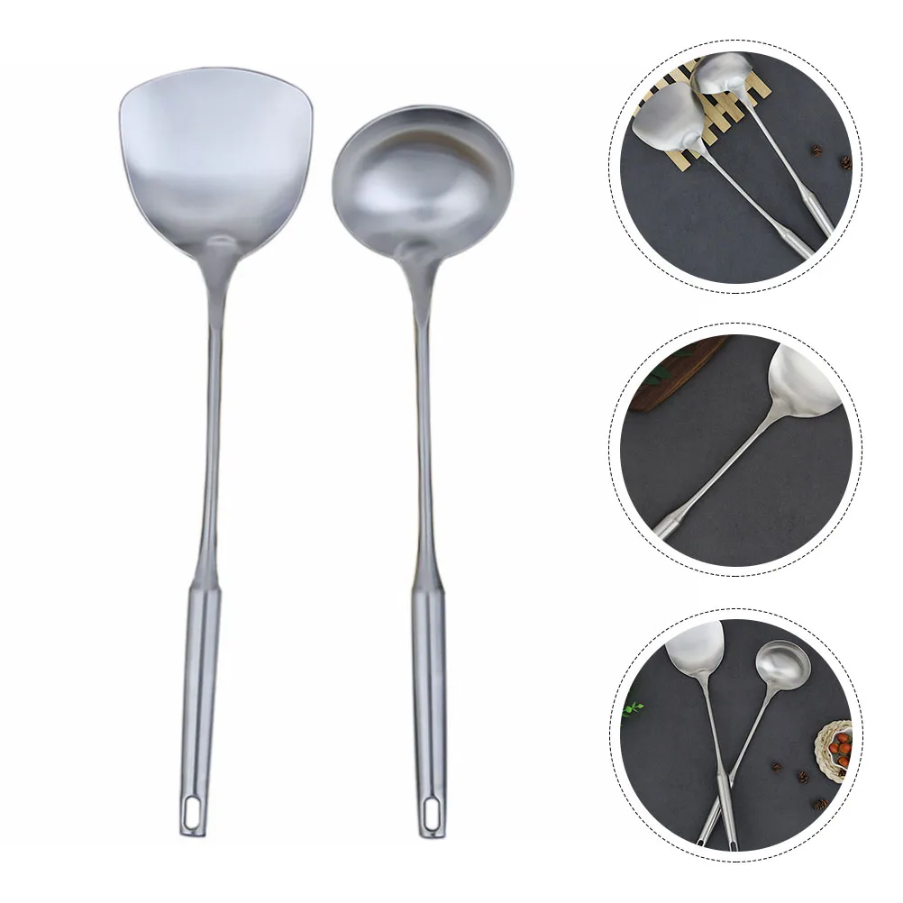 1 set Pot Shovel Soup Spoon Set Stainless Steel Kitchen Utensils Cooking Tools Practical Baking Accessories
1 set Pot Shovel Soup Spoon Set Stainless Steel Kitchen Utensils Cooking Tools Practical Baking Accessories