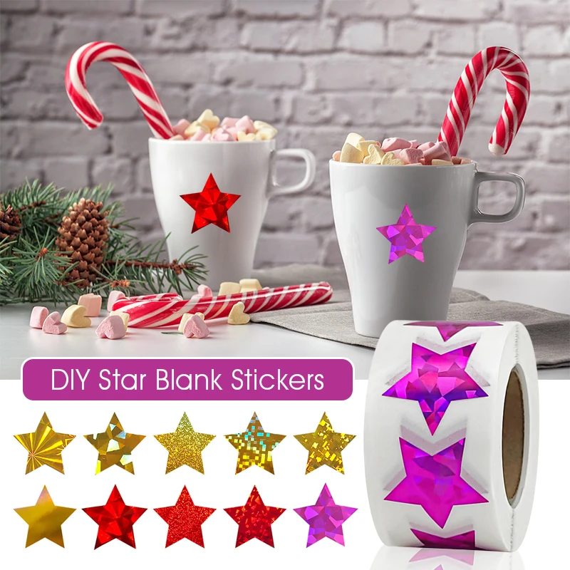 500Pcs/roll Stars Blank Stickers 1Inch Multicolor Party Gift Decorations Labels Stickers for Gift Merchandise Decoration
500Pcs/roll Stars Blank Stickers 1Inch Multicolor Party Gift Decorations Labels Stickers for Gift Merchandise Decoration