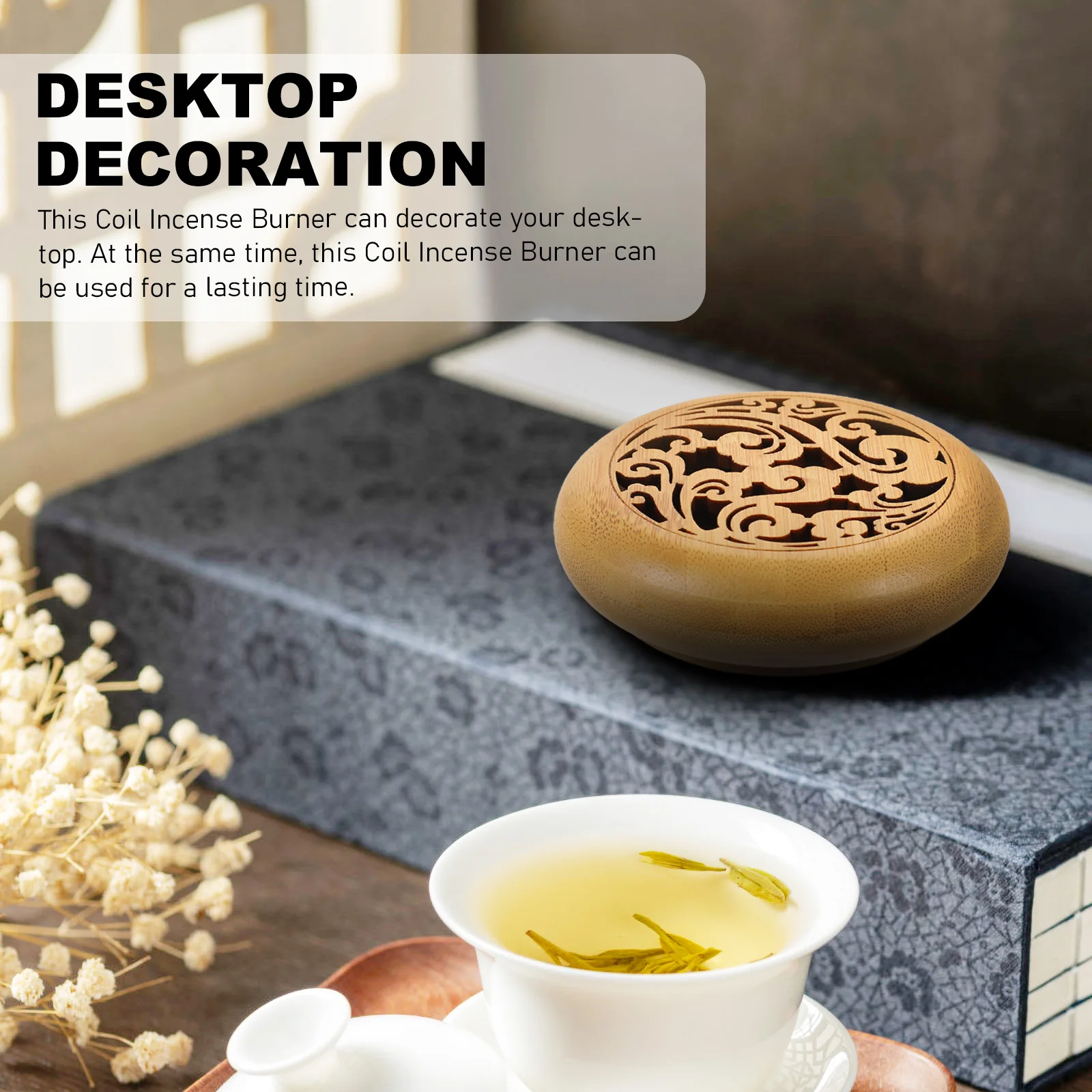 Decor Bamboo Aromatherapy Furnace Incense Burner Stand Seat Fragrance Sticks Holder
Decor Bamboo Aromatherapy Furnace Incense Burner Stand Seat Fragrance Sticks Holder