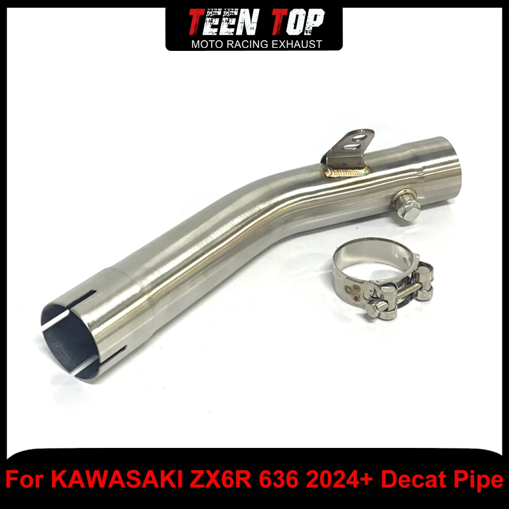 Stainless Steel For Kawasaki ZX6R 636 Exhaust Decat Pipe Motorcycle Exhaust Connection Pipe Stock Size ZX6R 2024+
Stainless Steel For Kawasaki ZX6R 636 Exhaust Decat Pipe Motorcycle Exhaust Connection Pipe Stock Size ZX6R 2024+