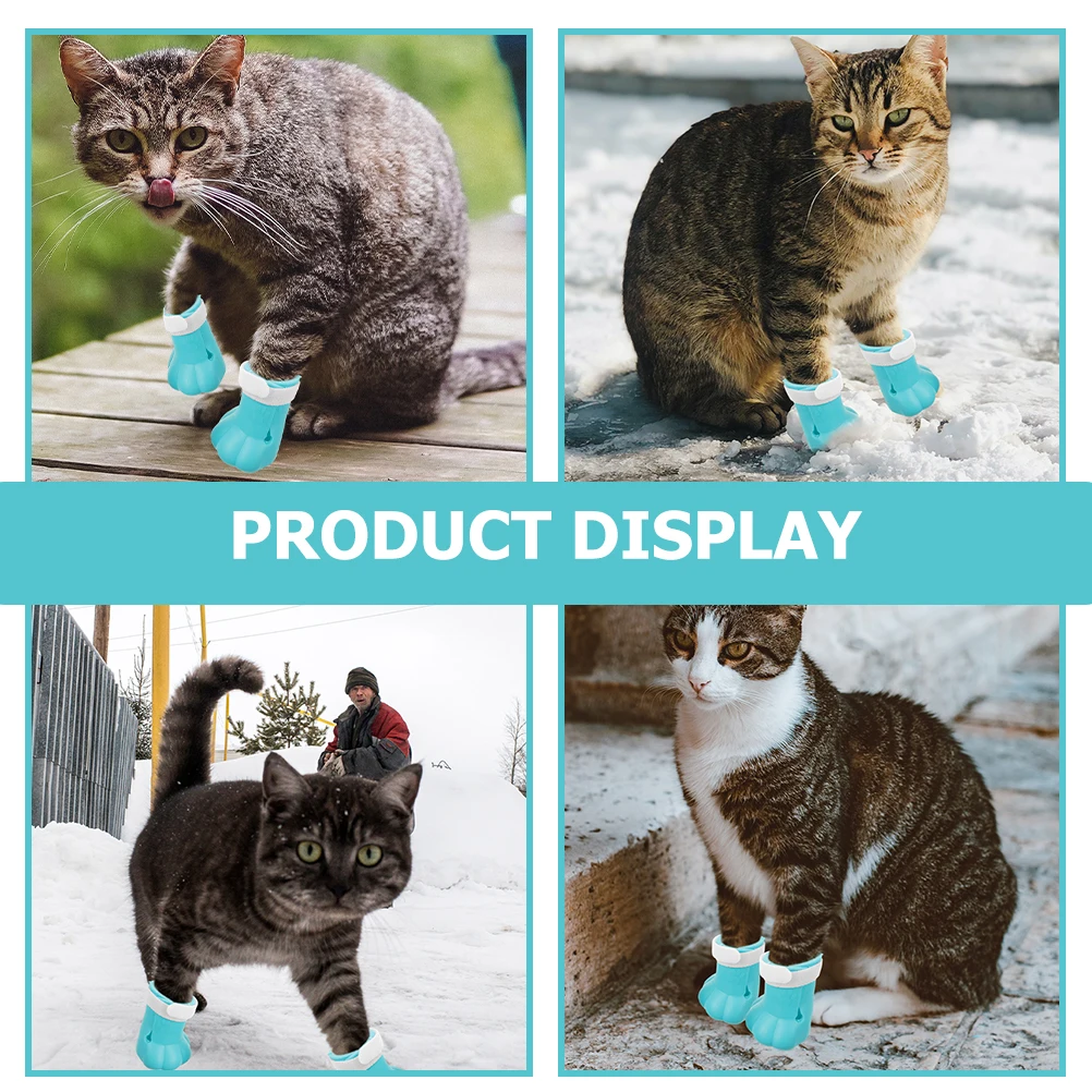 4pcs Cat Feet Anti Scratch Boots Washable Bath Silicone Gel Nail Cover Claw Caps for Cats L Size Light Green Pet Shoes Protect
4pcs Cat Feet Anti Scratch Boots Washable Bath Silicone Gel Nail Cover Claw Caps for Cats L Size Light Green Pet Shoes Protect