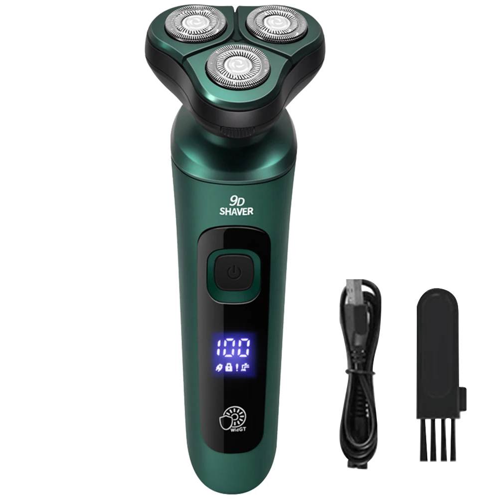 Мужская электрическая бритва для путешествий с цифровым дисплеем, плавающая бритва с тремя головками, перезаряжаемая бритва, триммер для лица, бороды, портативная бритва
Мужская электрическая бритва для путешествий с цифровым дисплеем, плавающая бритва с тремя головками, перезаряжаемая бритва, триммер для лица, бороды, портативная бритва