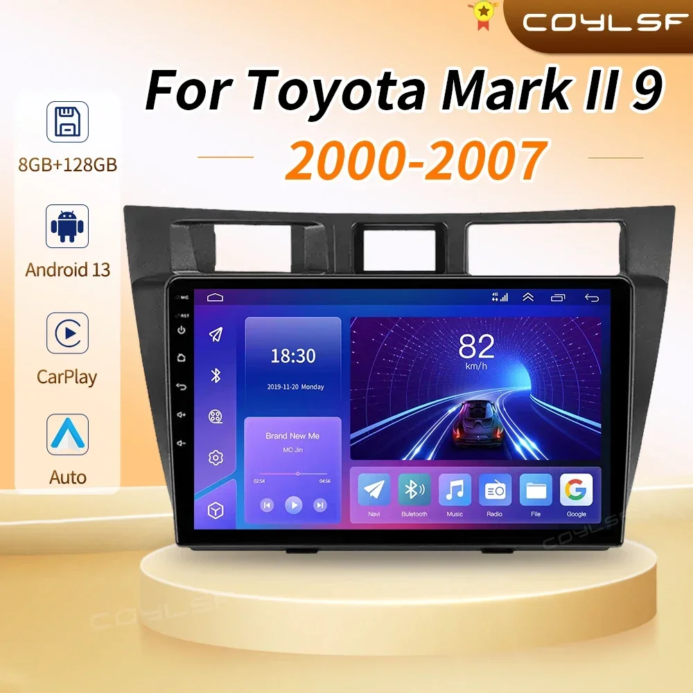 For Toyota Mark II 9 X100 2000 - 2007 Video Player BT Android Auto Car Radio 4G Navigation Multimedia Stereo Carplay No 2din DVD
For Toyota Mark II 9 X100 2000 - 2007 Video Player BT Android Auto Car Radio 4G Navigation Multimedia Stereo Carplay No 2din DVD